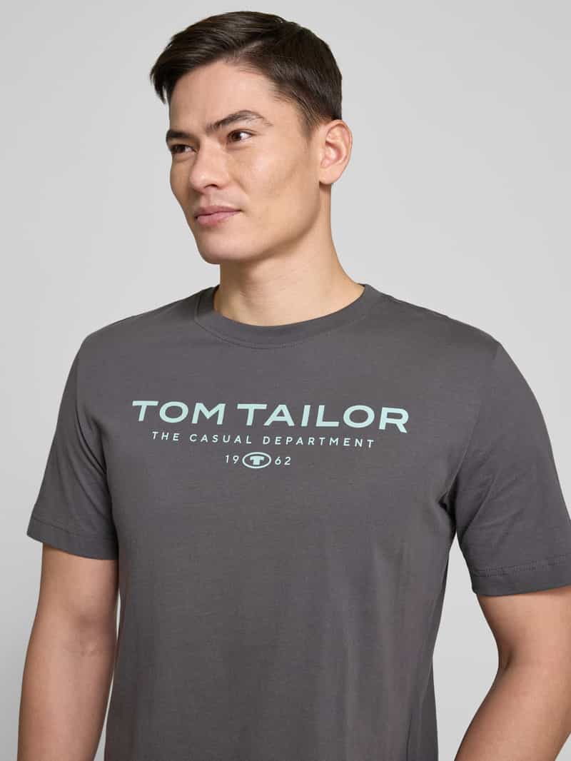 Tom Tailor Regular fit T-shirt van puur katoen