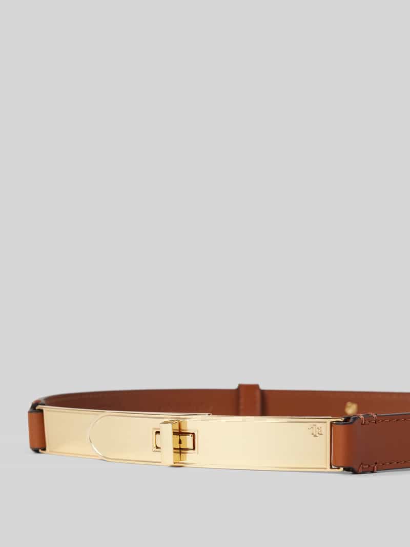 Lauren Ralph Lauren Riem van kalfsleer met pinsluiting