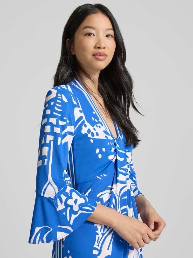Marc Cain Maxi-jurk met plooien