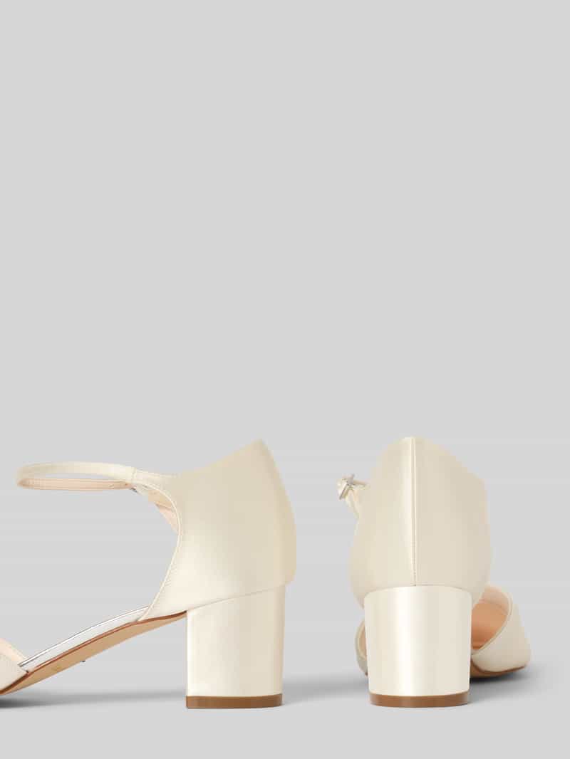 Rainbow Club Bruidsschoenen met blokhak model 'STACY'