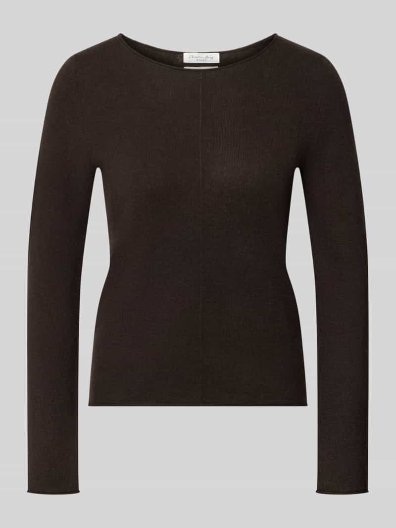 Regular fit gebreide pullover van puur kasjmier