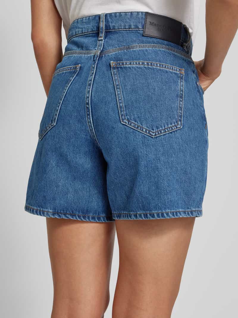 Marc O'Polo DENIM Wide leg bermuda met steekzakken