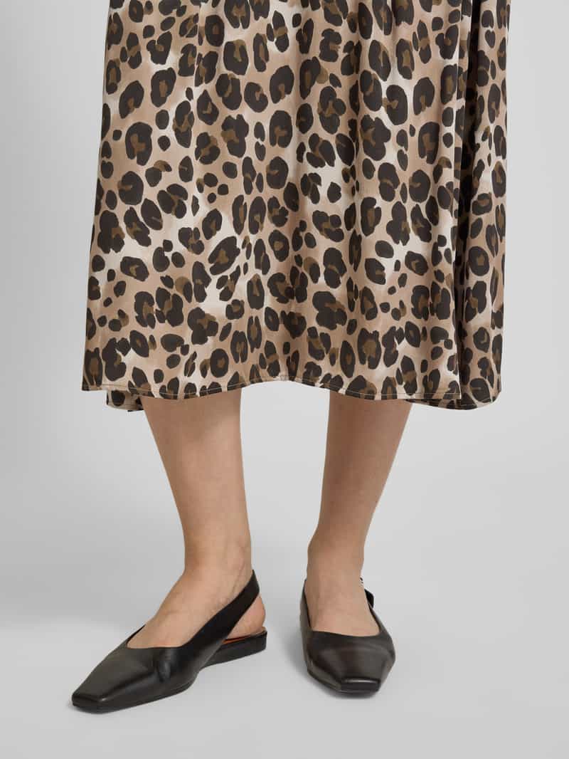 Smith and Soul Midi-rok met plooien
