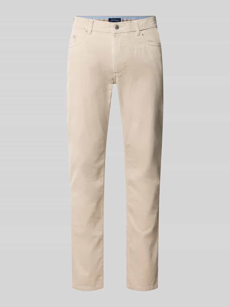 Christian Berg Men Corduroy broek van katoenmix in 5-pocketmodel