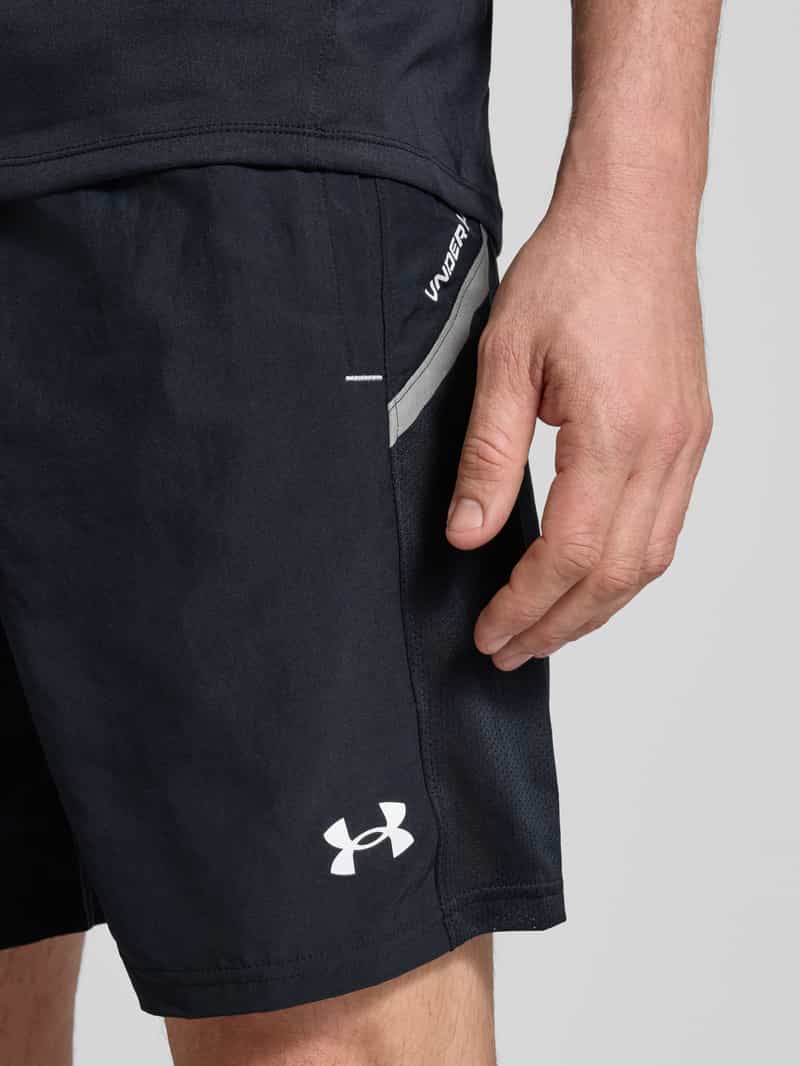 Under Armour Regular fit korte broek met logoprint model 'Tech Utility'