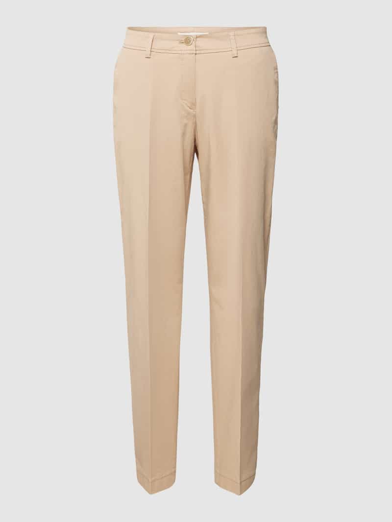 BRAX Slim fit stoffen broek met persplooien model 'STYLE.MARON'