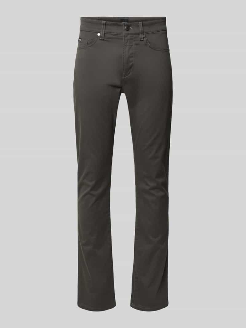 Boss Slim fit broek van katoenmix model 'DELAWARE'