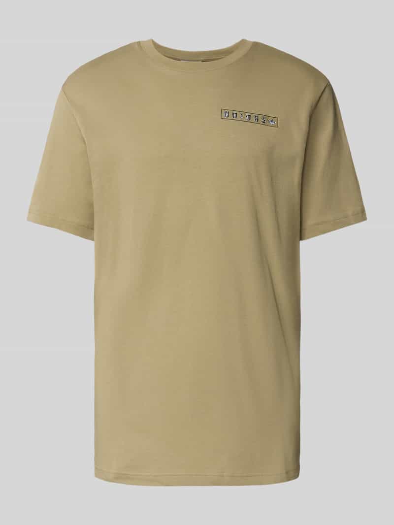 adidas Originals T-shirt met ronde hals en labelprint