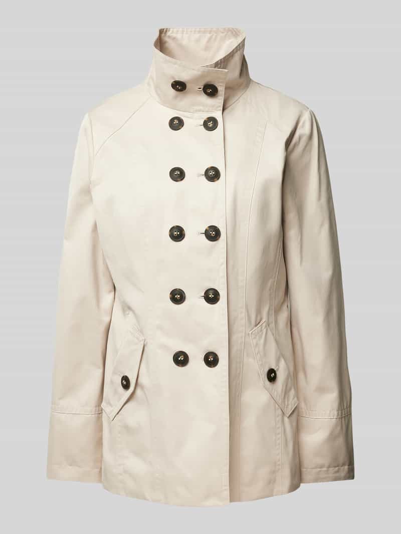 Fuchs Schmitt Trenchcoat van katoenmix