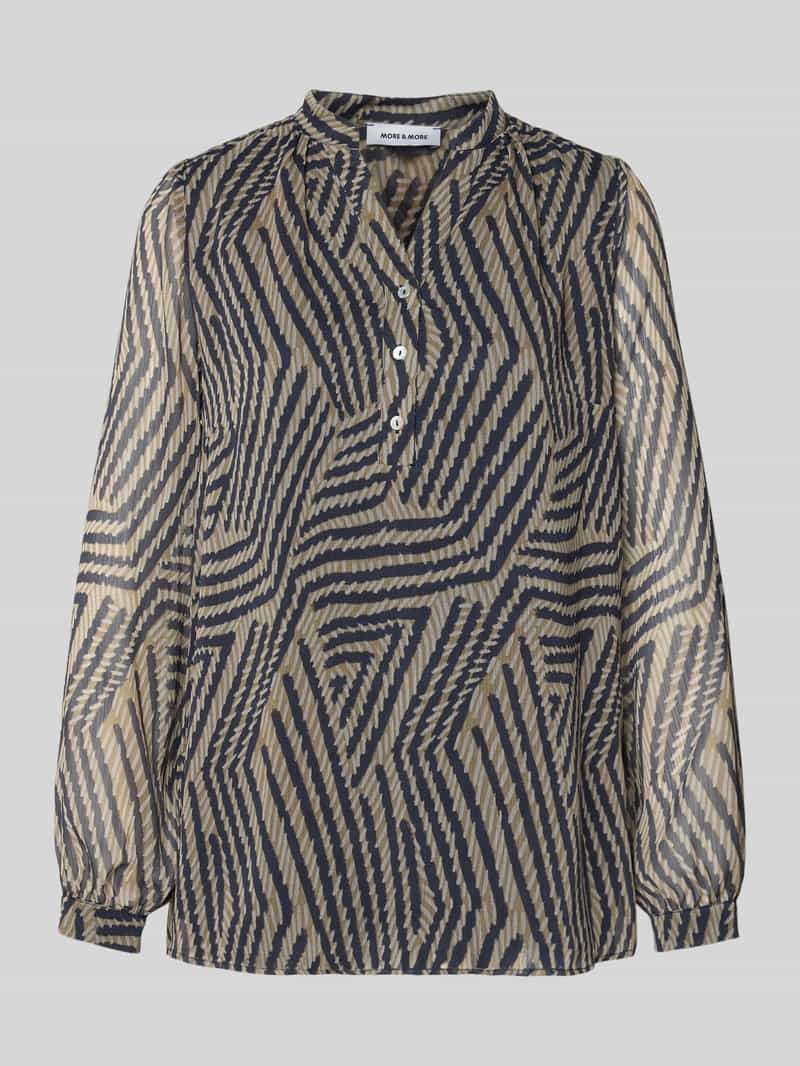 MORE & MORE Blouseshirt met V-hals