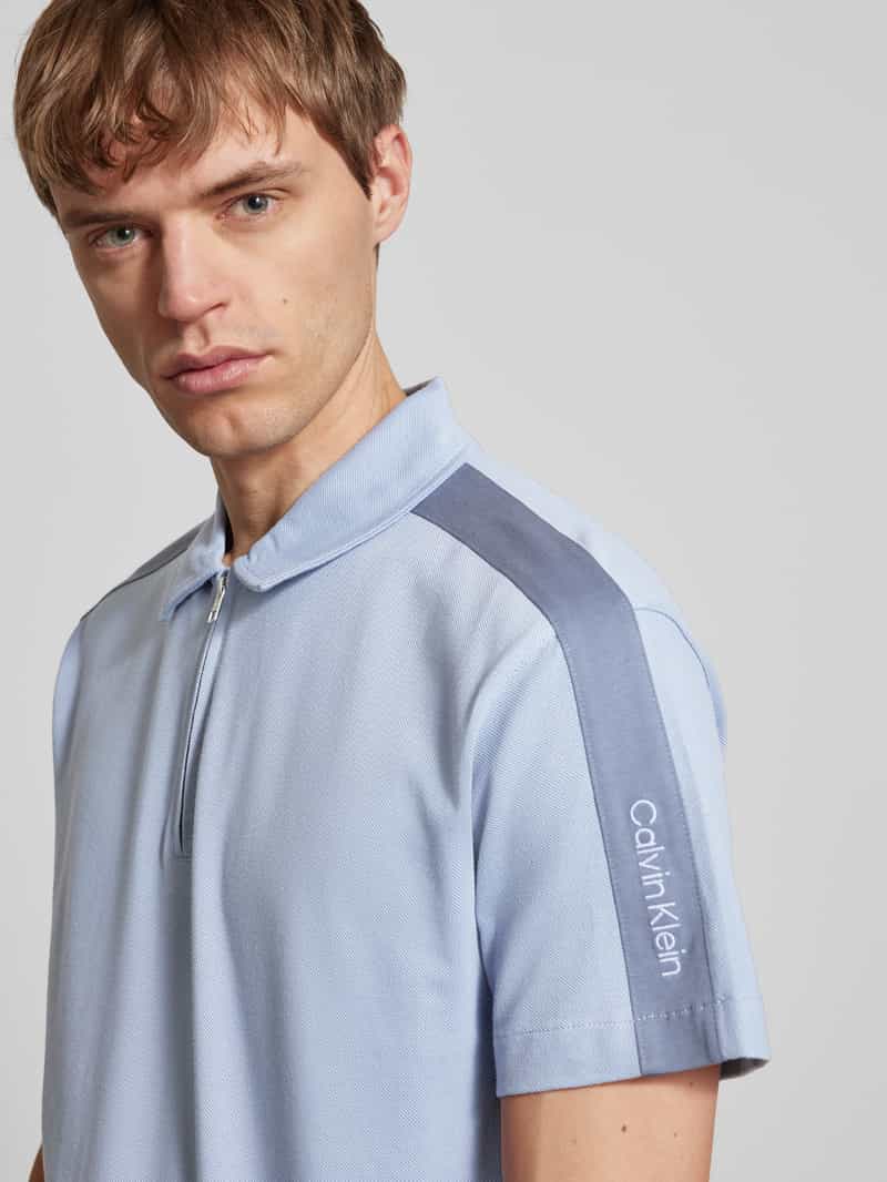 Calvin Klein Jeans Poloshirt met labeldetail