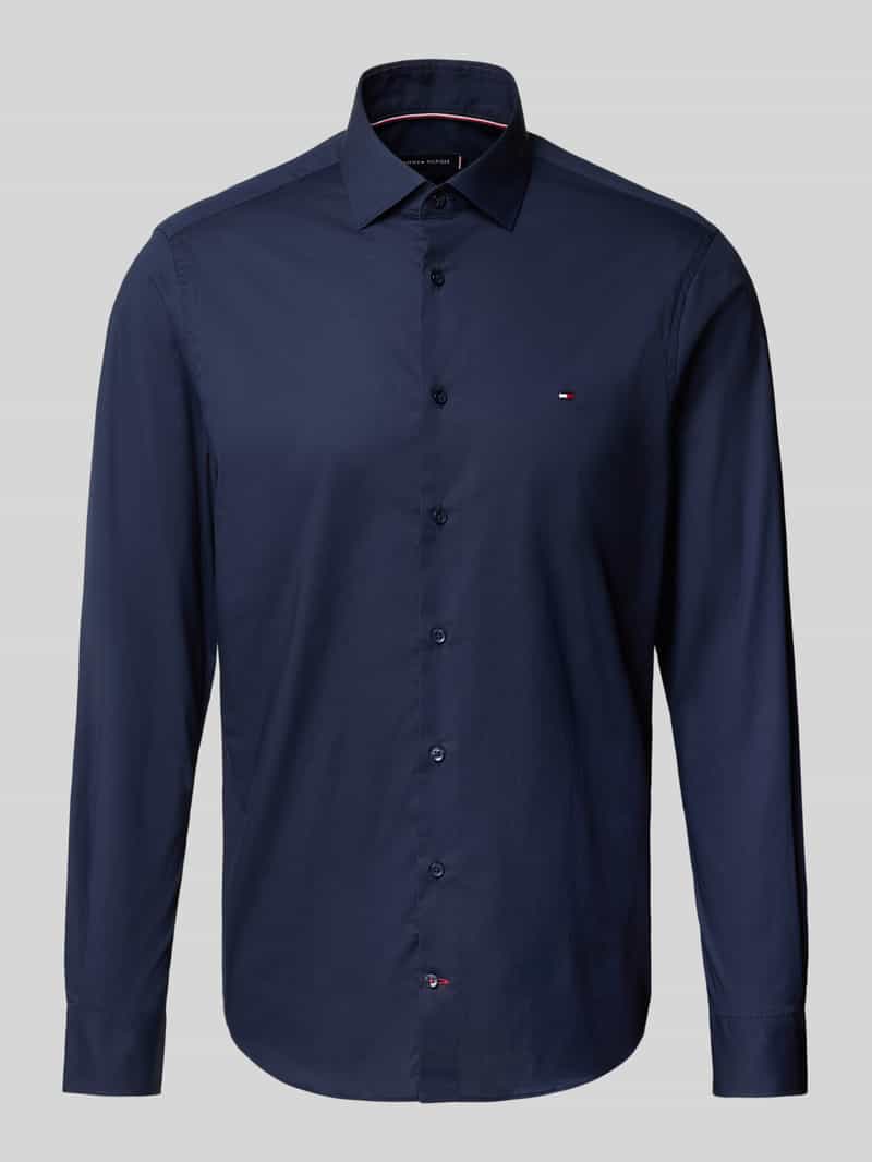 Tommy Hilfiger Tailored Slim fit zakelijk overhemd van katoenmix