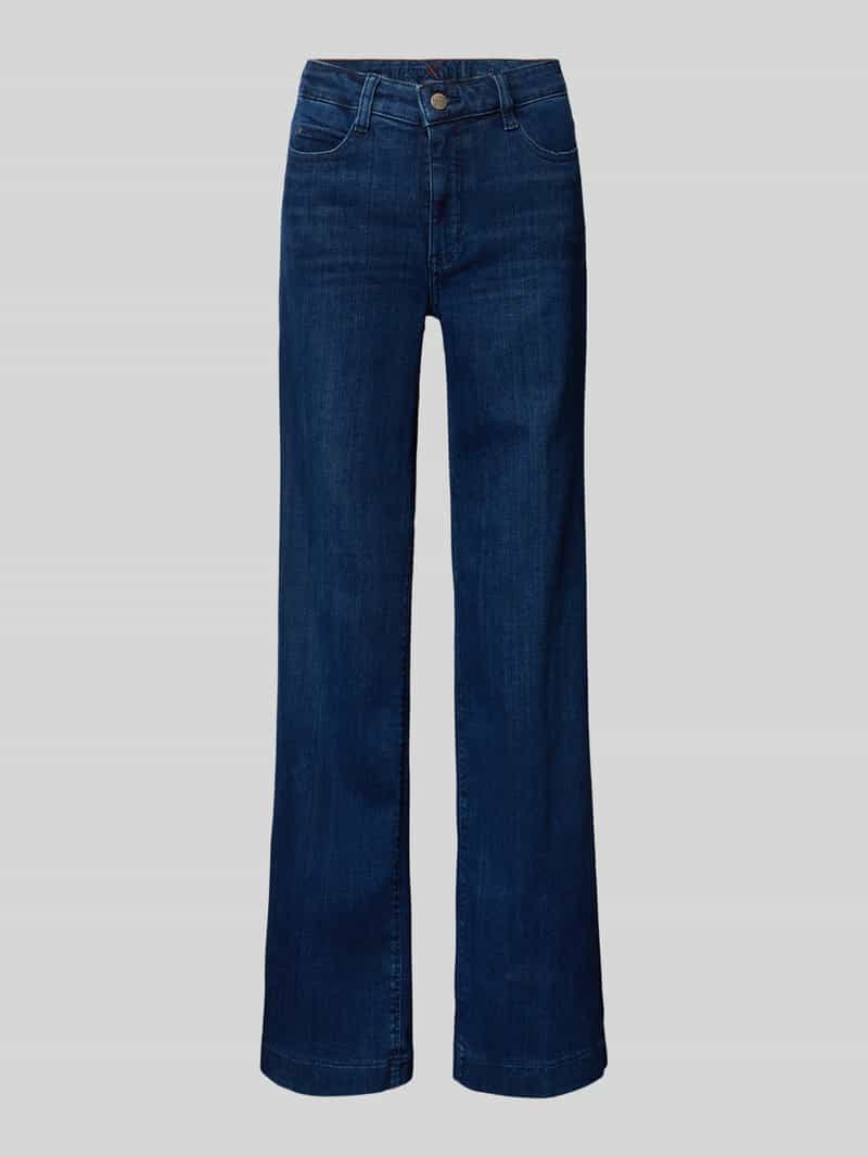Wide leg jeans met 5-pocketmodel