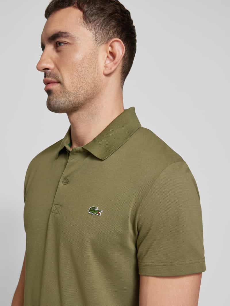 Lacoste Poloshirt met labeldetail