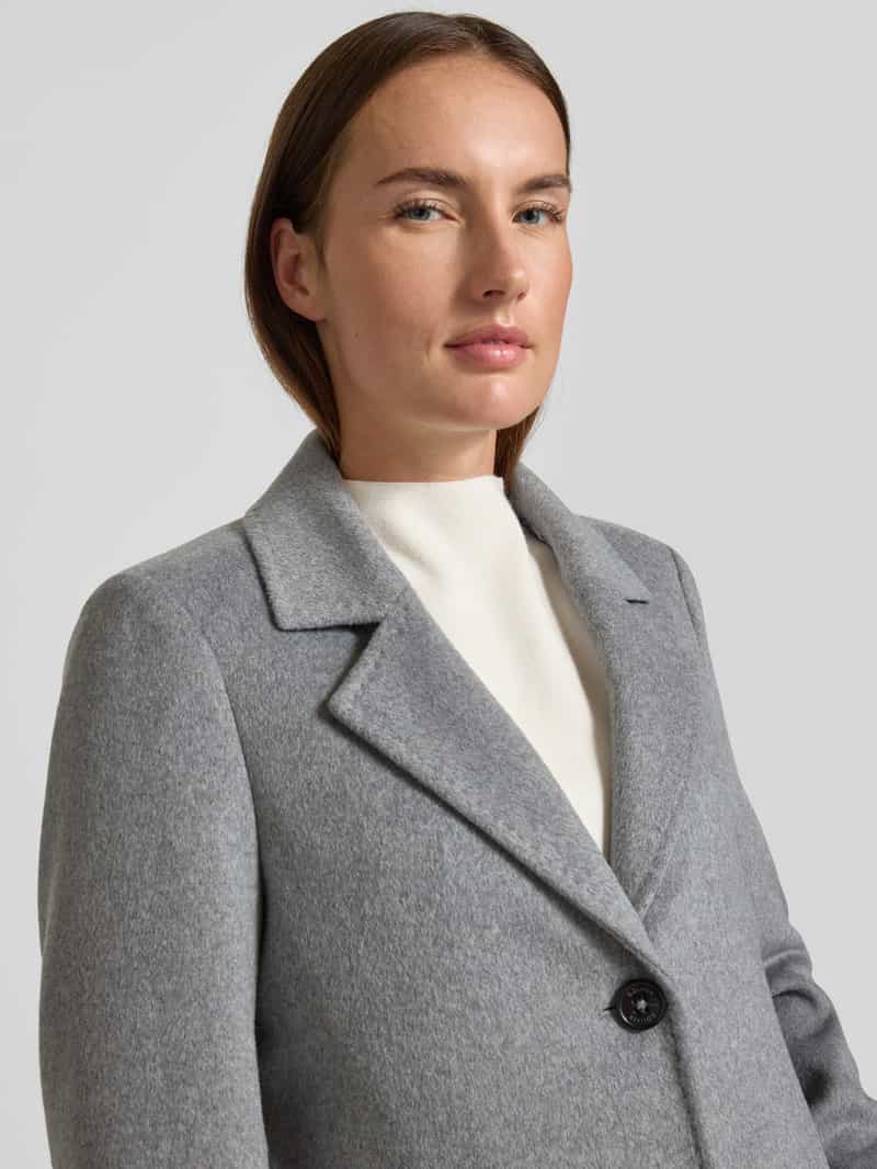 s.Oliver RED LABEL Regular fit lange jas met wol