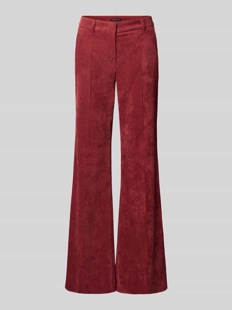 LUISA CERANO Wide leg broek met structuurmotief
