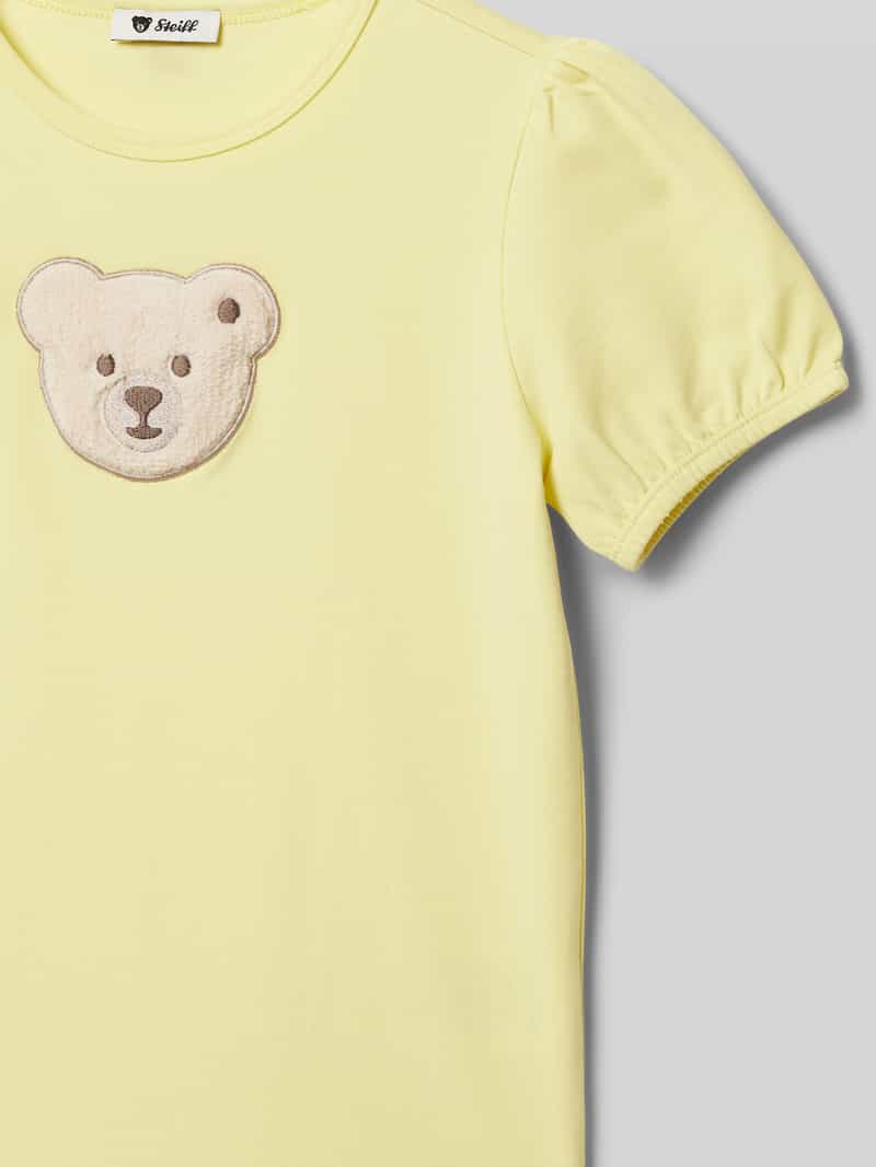 Steiff T-shirt met motiefpatch