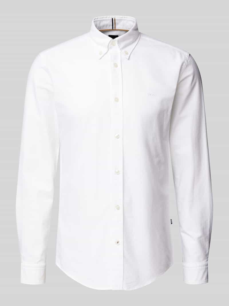 Boss Regular fit zakelijk overhemd met button-downkraag model 'Roan'