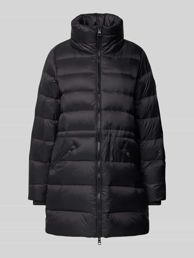 Tommy Hilfiger Lange jas met gestempeld logo