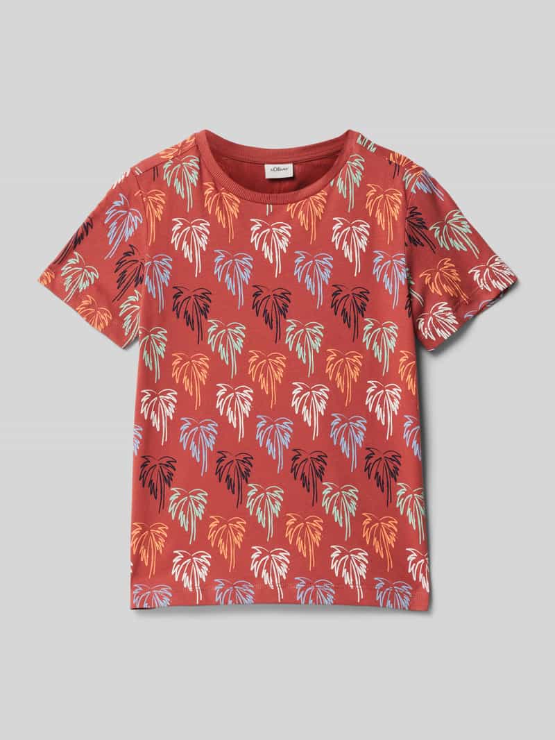 s.Oliver RED LABEL T-shirt met all-over motief regular fit