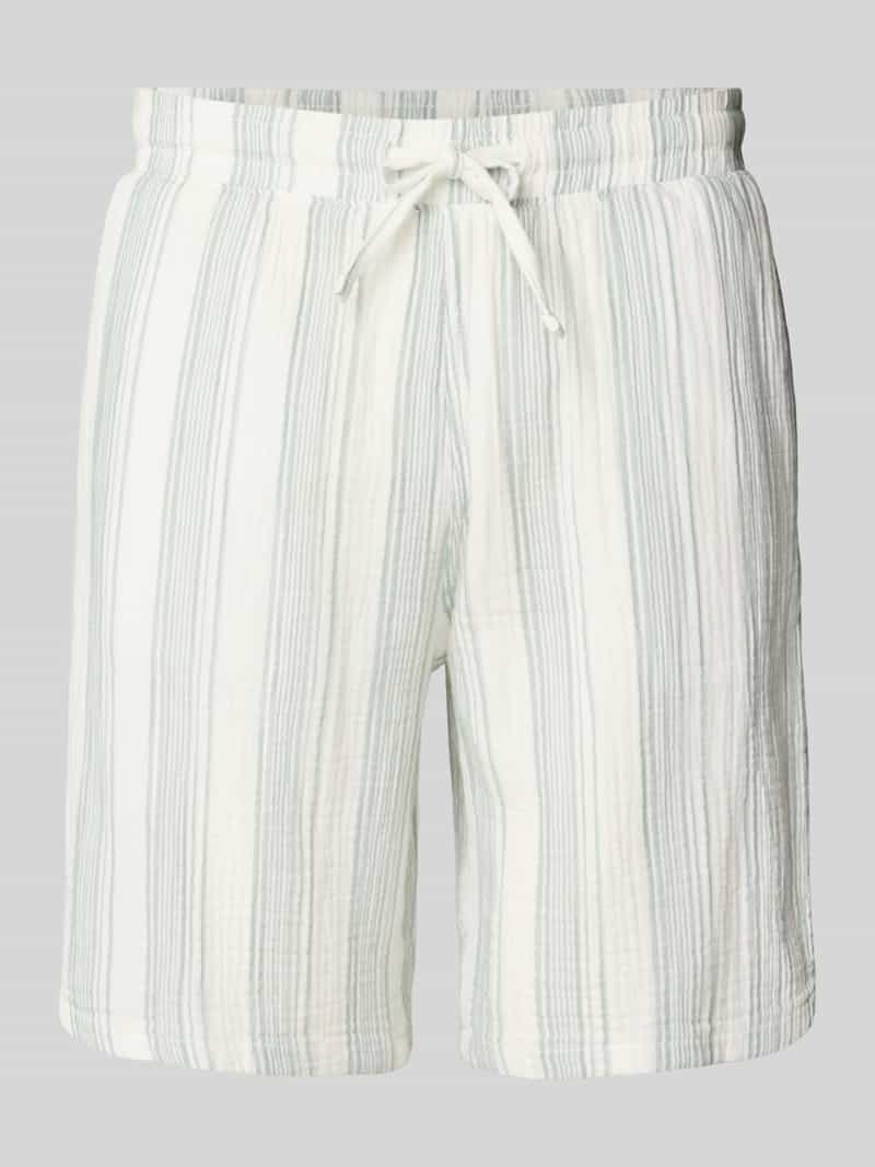 jack & jones Korte regular fit broek met elastische band model 'JAIDEN'