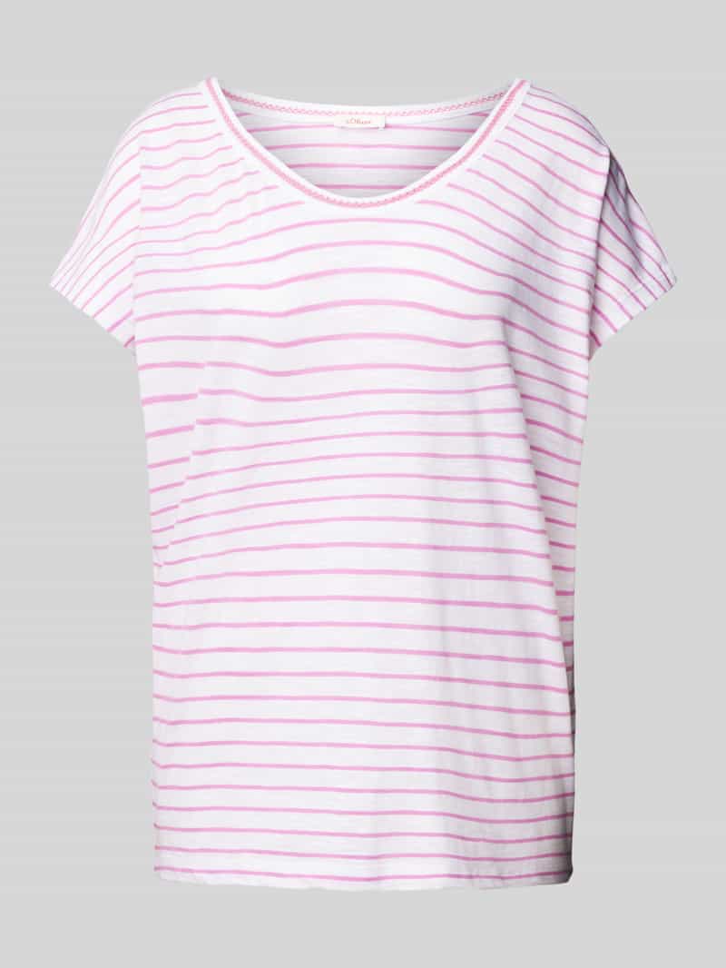 s.Oliver RED LABEL T-shirt met ronde hals