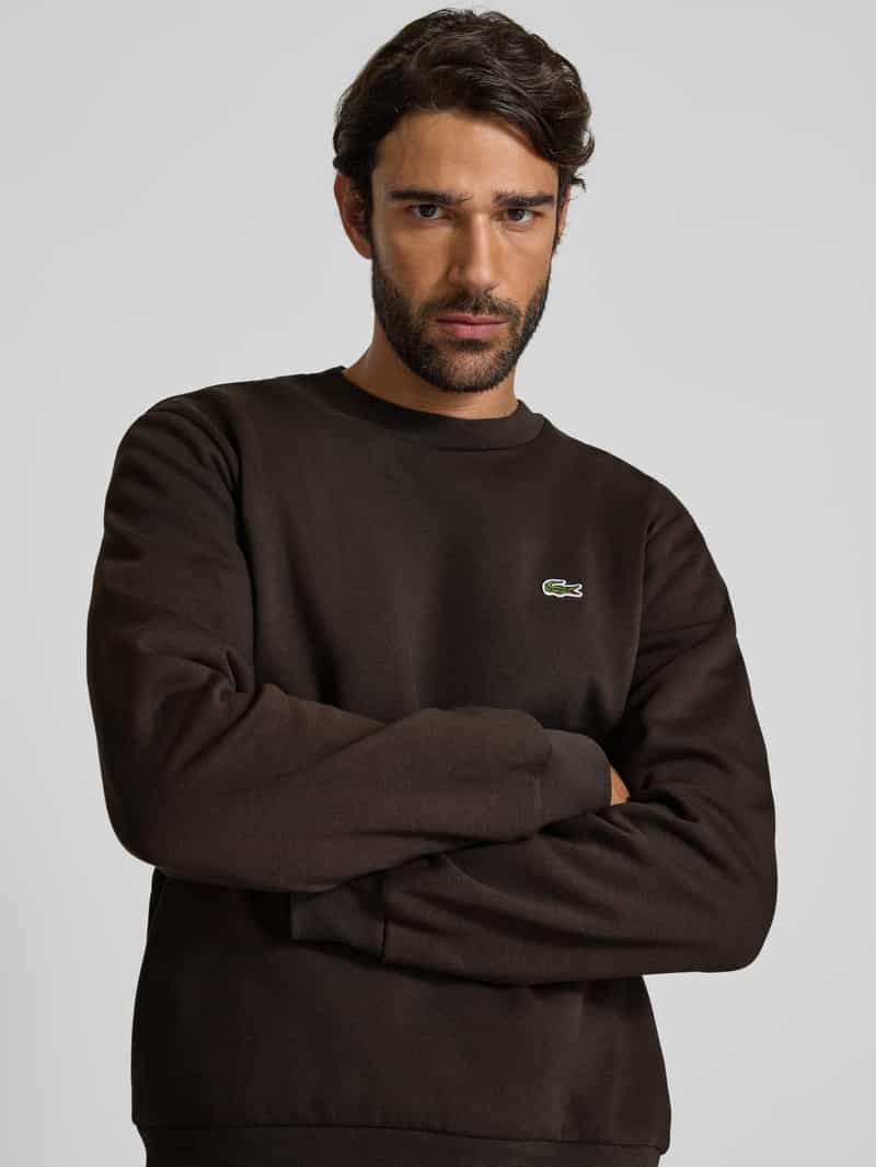 Lacoste Regular fit sweatshirt van katoenmix
