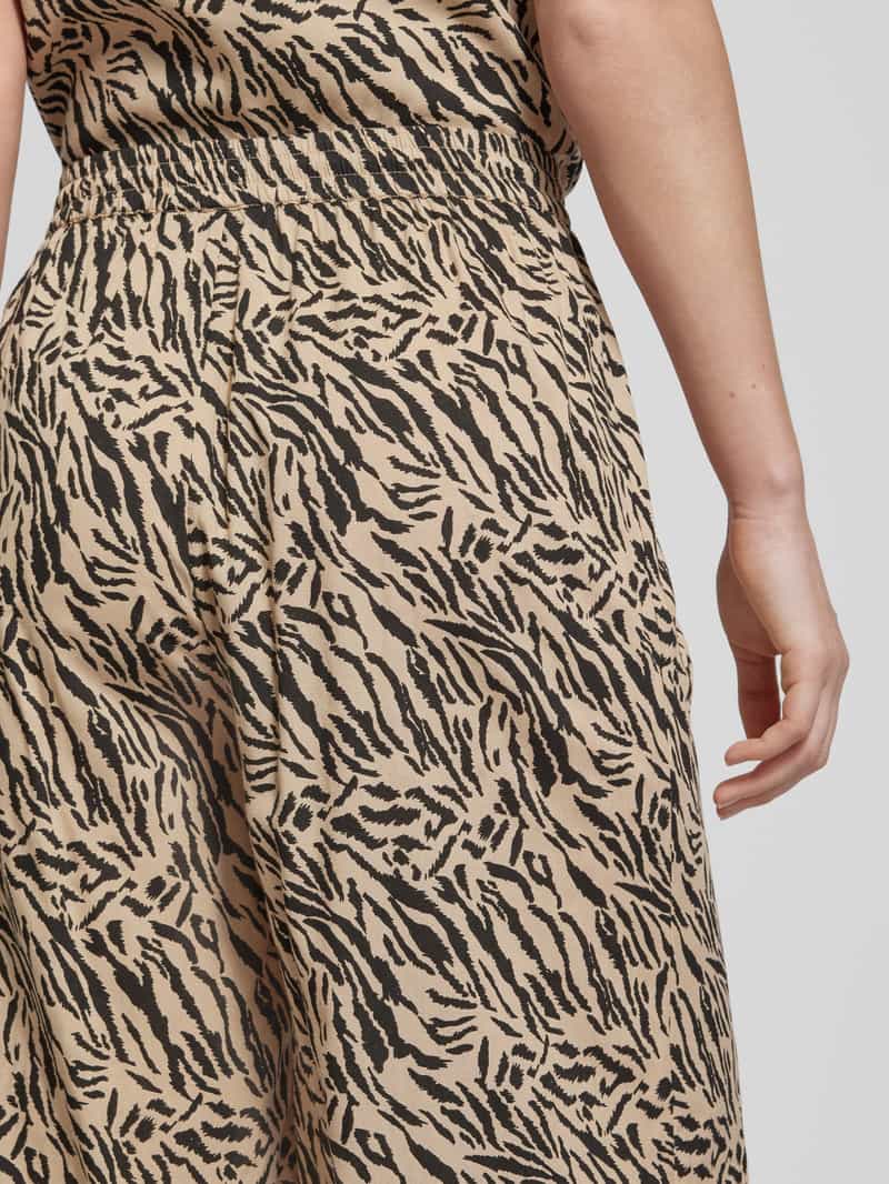 Pieces Flared stoffen broek met tunnelkoord model 'NYA'