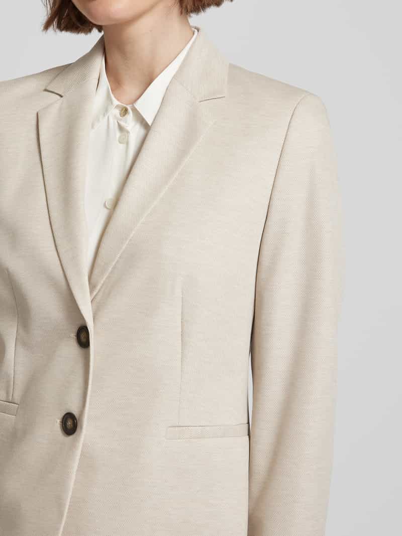 Christian Berg Woman Selection Blazer met structuurmotief