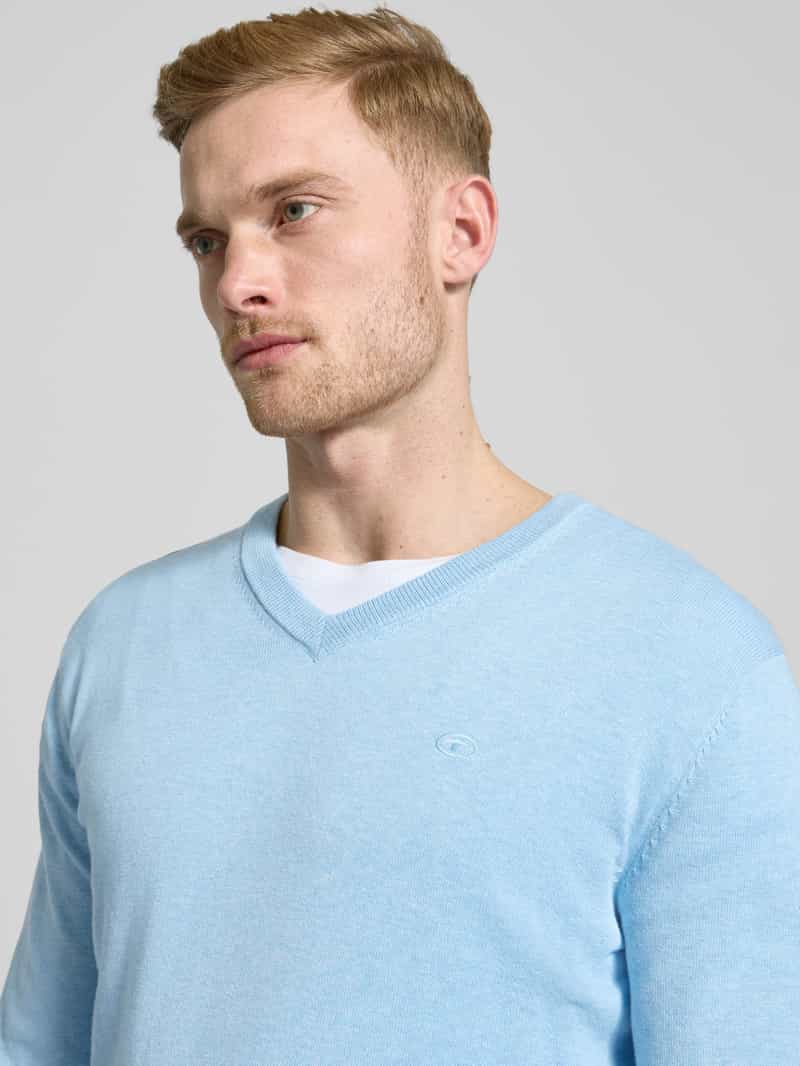Tom Tailor Regular fit gebreide pullover van zuiver katoen