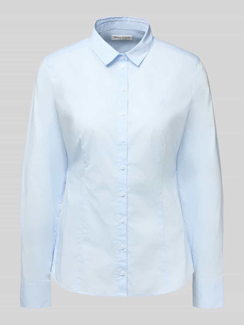 Marc O'Polo Overhemdblouse van katoenmix