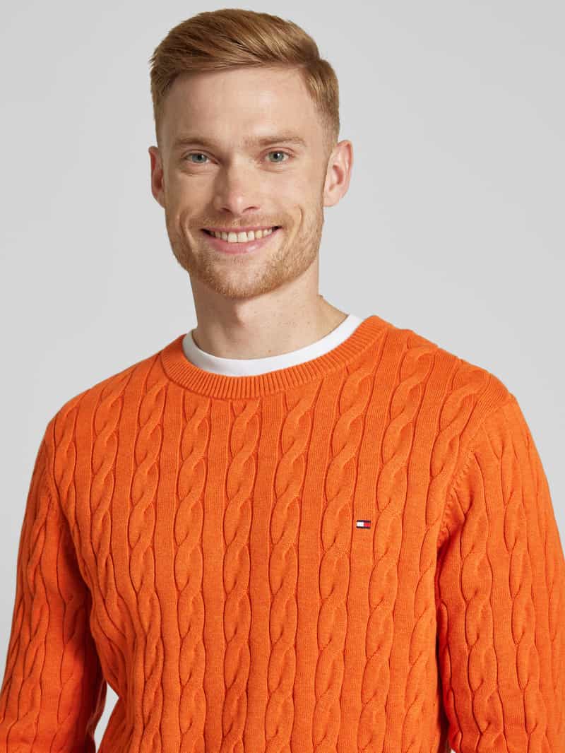 Tommy Hilfiger Gebreide pullover met kabelpatroon
