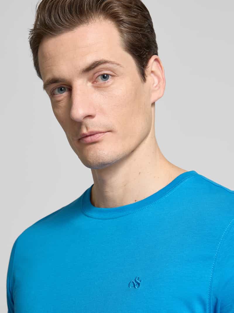 Scotch & Soda T-shirt met labelstitching