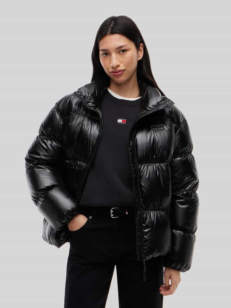 Tommy Jeans Regular fit gewatteerd jack met label stitching