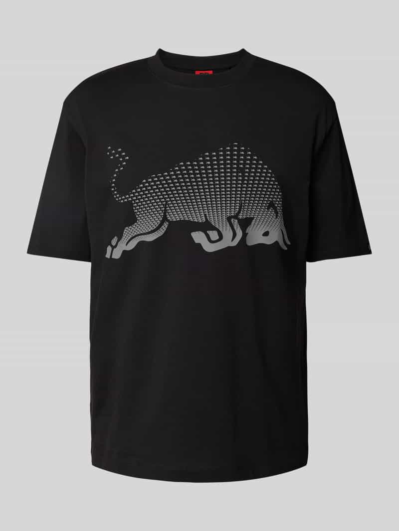 HUGO T-shirt met labelprint model 'Drcard'