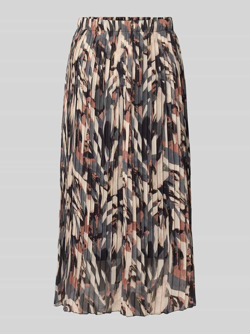 ZABAIONE Midirok in geplooide look model 'Ela'