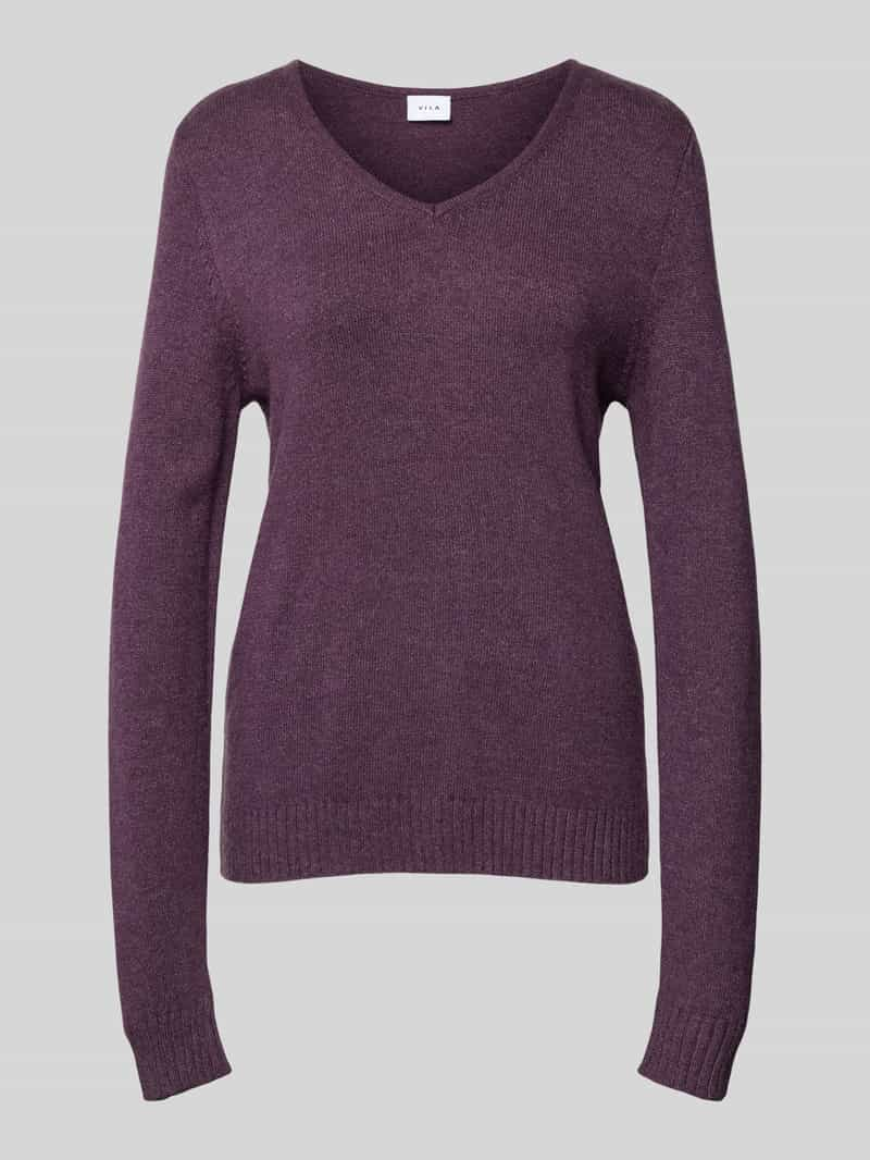 Vila Gebreide pullover met V-hals