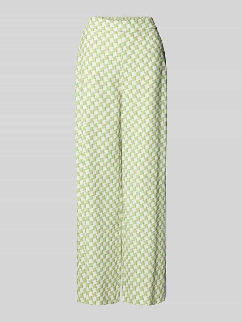 regular fit wijdte broek met elastische band model 'Haseli-1'