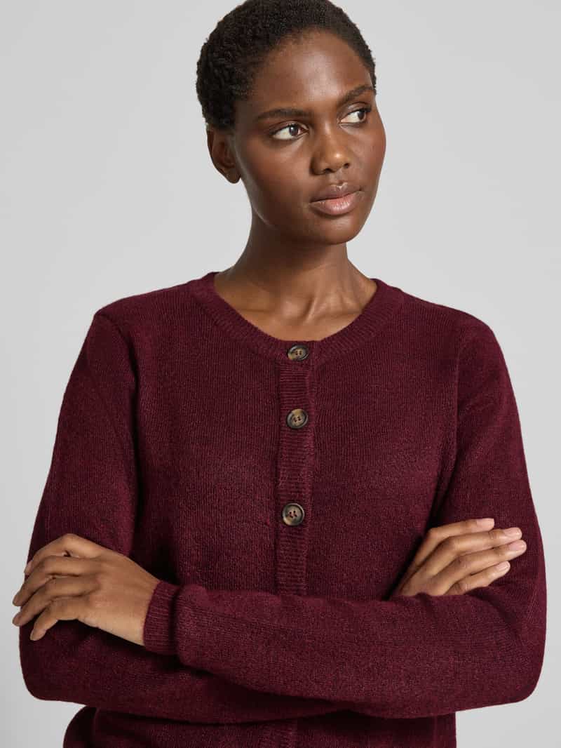 Soyaconcept Gebreid jack met ronde hals model 'ORLEAN'