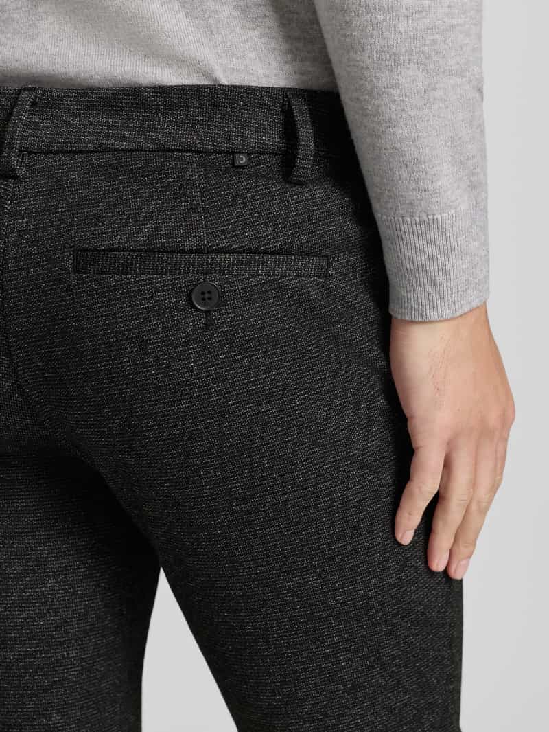 Tom Tailor Denim Slim fit chino met viscosegehalte