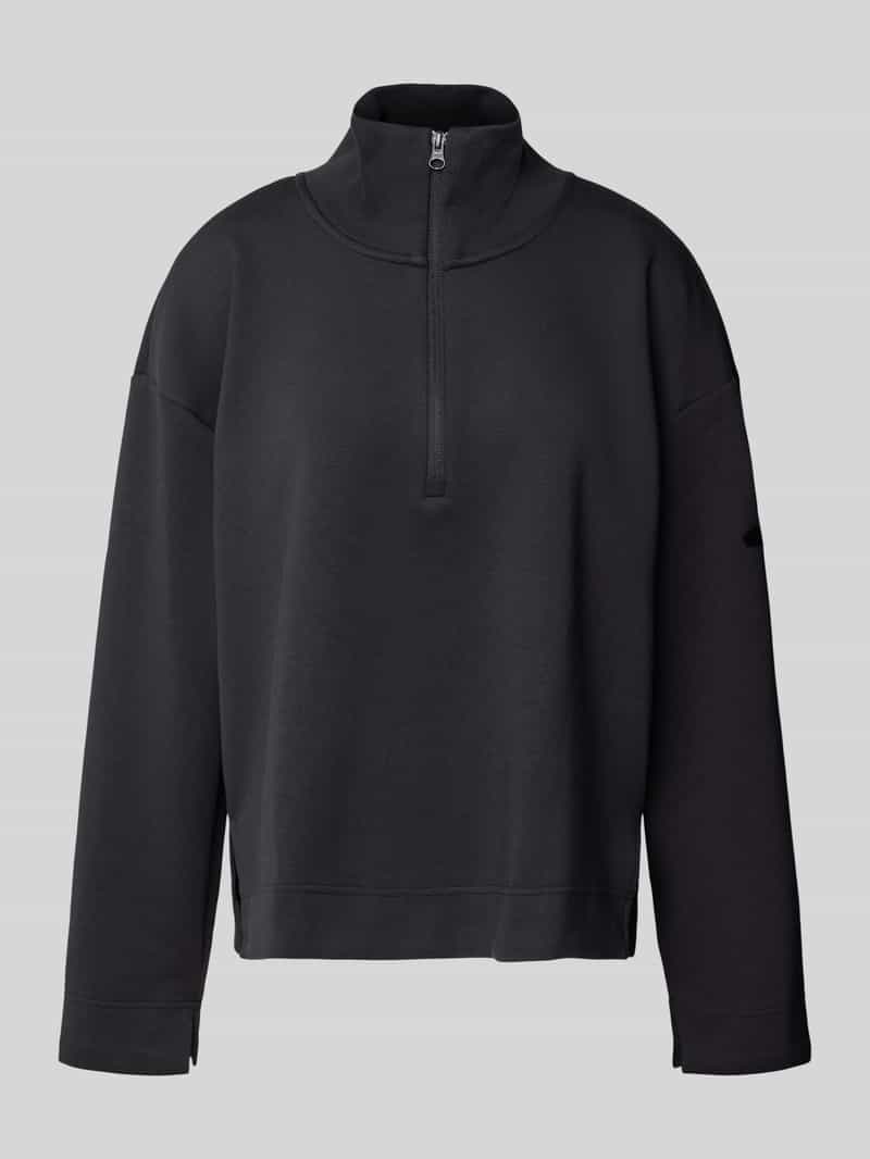 adidas Sportswear Sweatshirt met opstaande kraag en ritssluiting