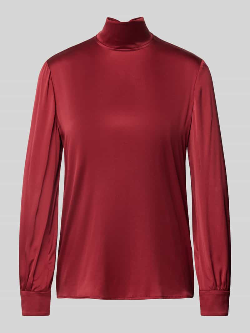 Max Mara Studio Regular fit blouse met zijde en opstaande kraag, model 'MARAT'