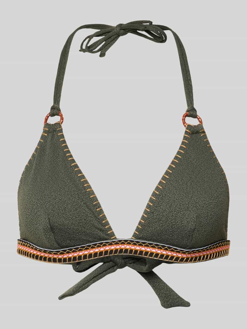 Bikinitop met vetersluiting, model 'WAKO SANTANY'