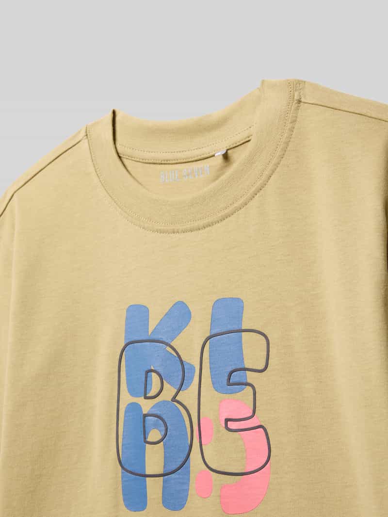 BLUE SEVEN Shirt met lange mouwen en motiefprint