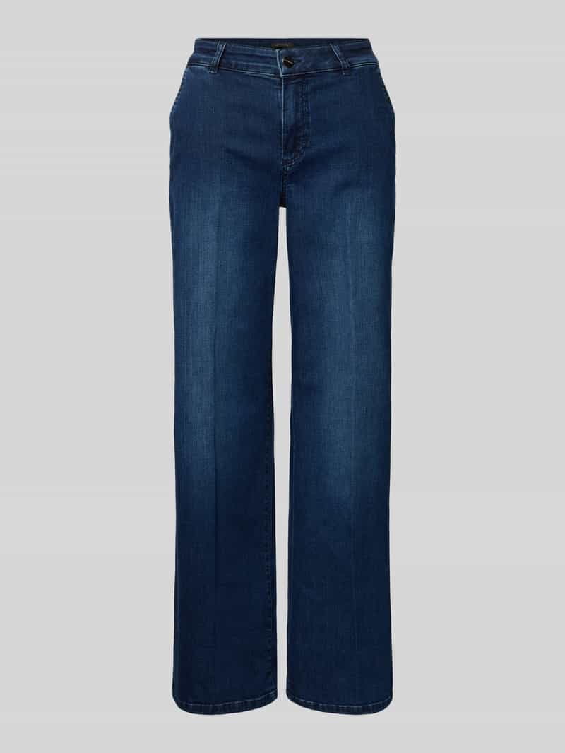 comma Straight leg jeans met steekzakken