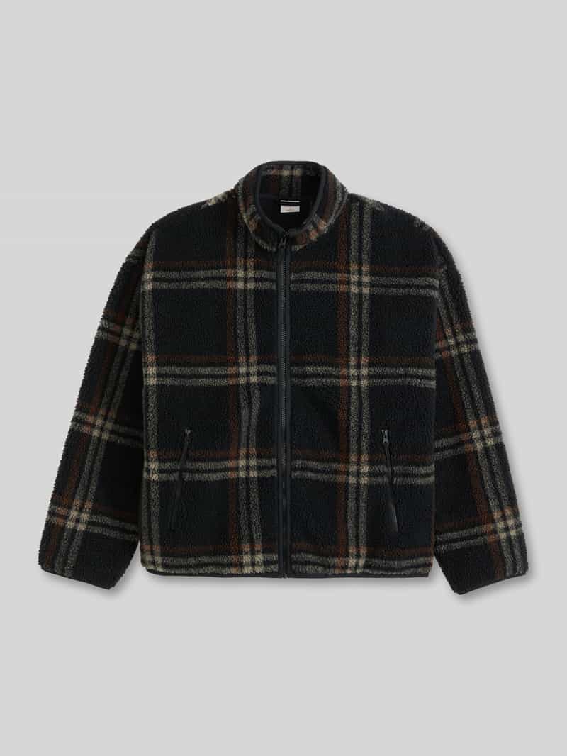 Levi's boxy fit fleecejack met opstaande kraag model 'NOLAN'