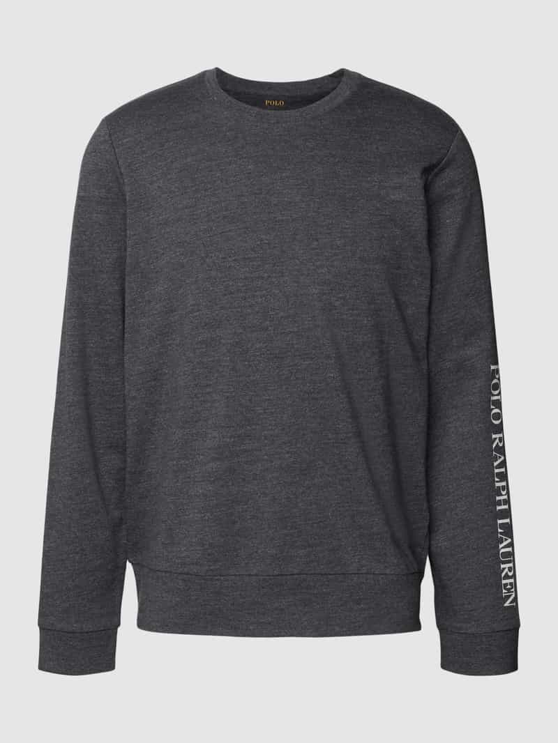 Shirt met lange mouwen en logostitching, model 'LOOPBACK' Polo Ralph Lauren Underwear