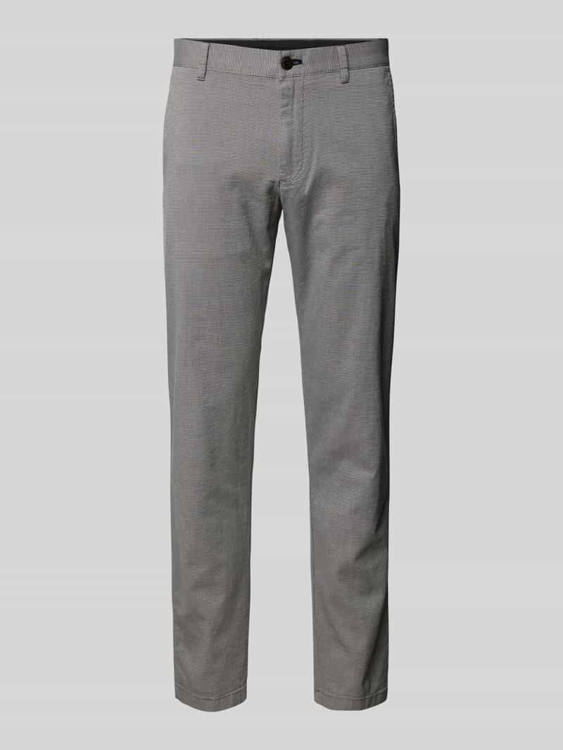 JOOP! JEANS Modern fit stoffen broek met riemlussen model 'Matthew'
