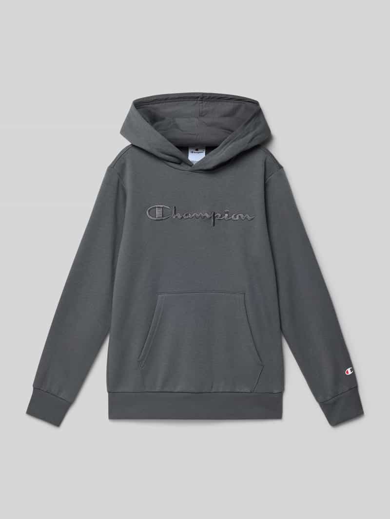 Champion Regular fit hoodie met logostitching model 'Icons'