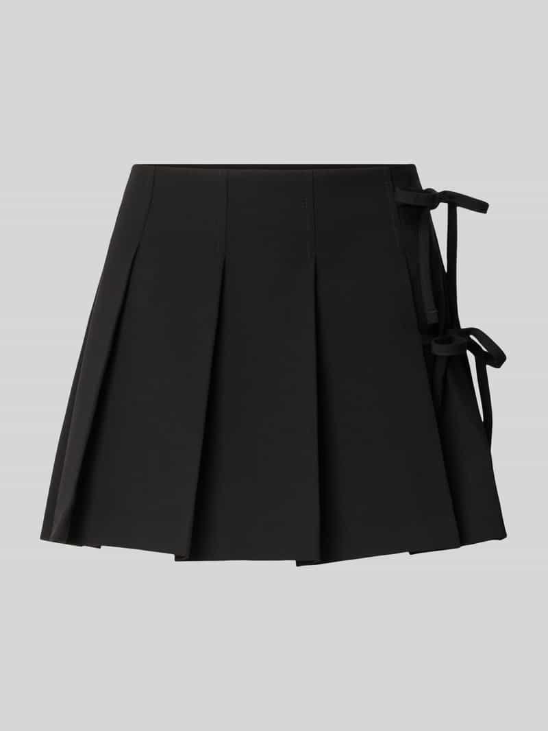 Uitlopende minirok met viscose, model 'MELANIE'